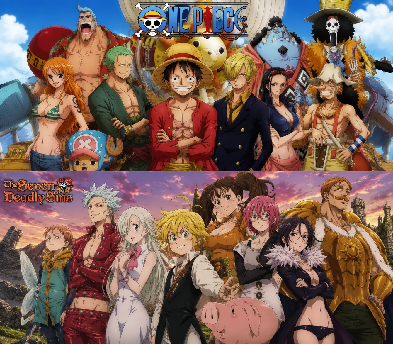 One Piece and Seven Deathly Sins thumbnail