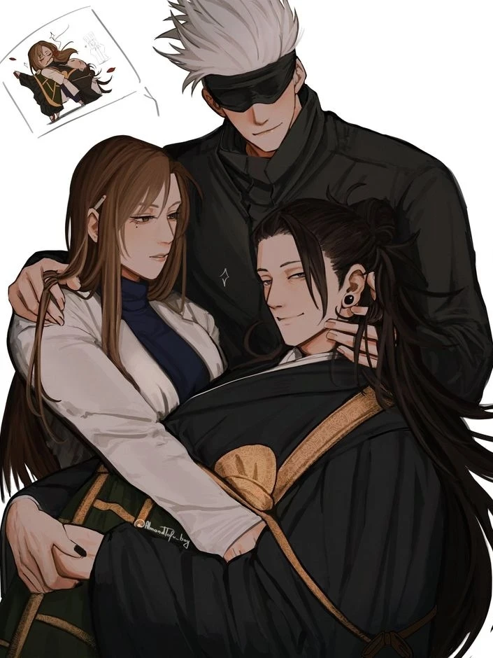 Satoru Gojo, Suguru Geto y Shoko Leiri thumbnail