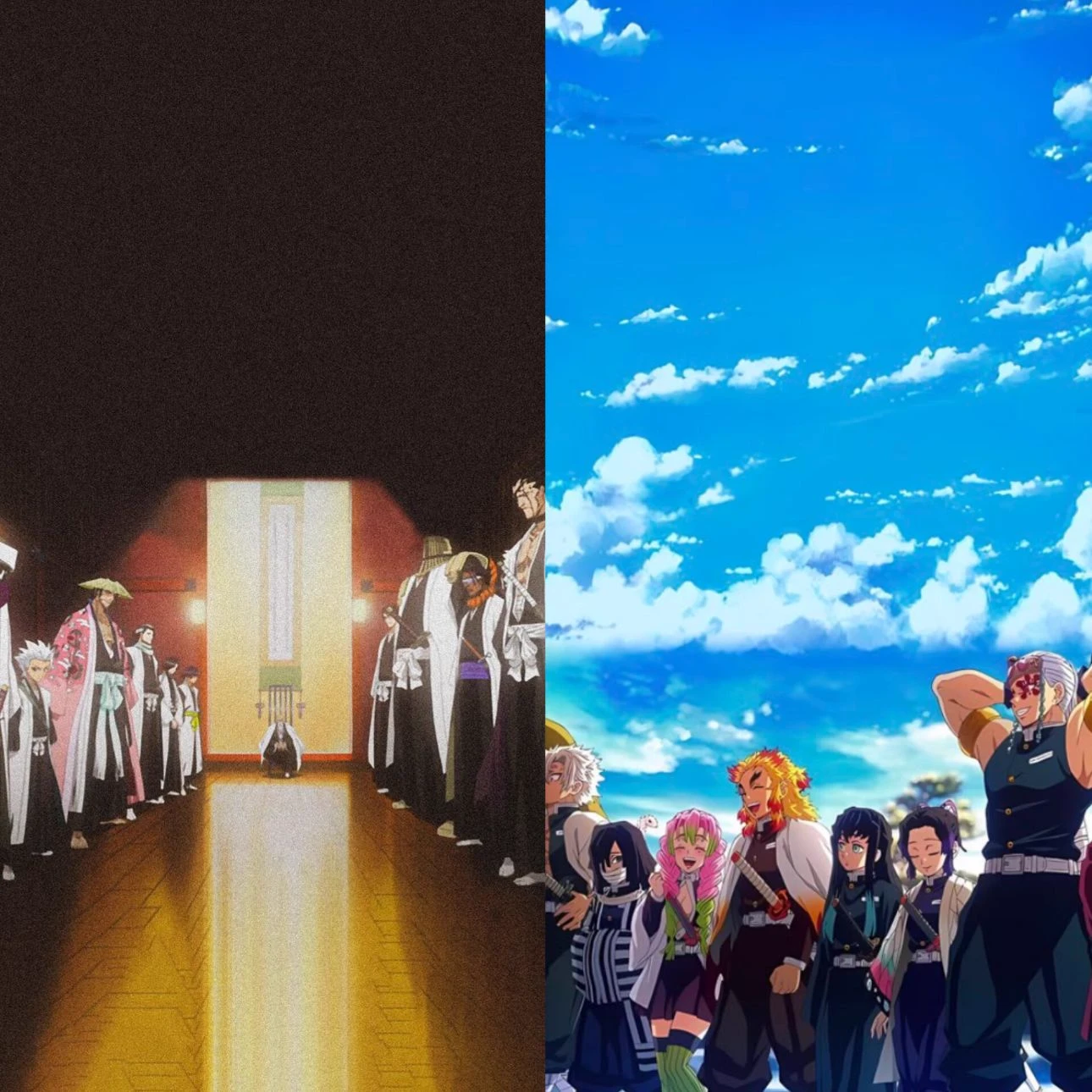 The world of Bleach and the world of Demon Slayer thumbnail