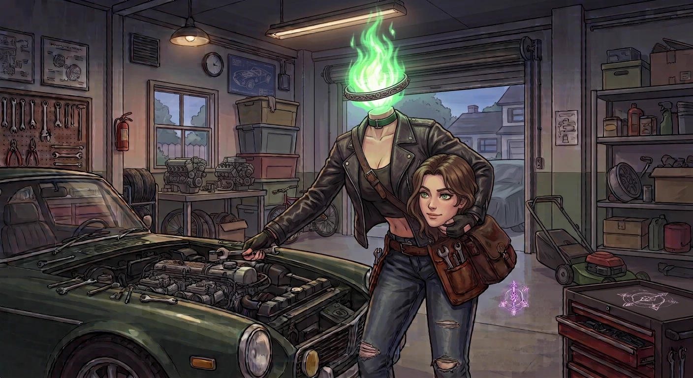 Charlotte your tomboy dullahan girlfriend  thumbnail