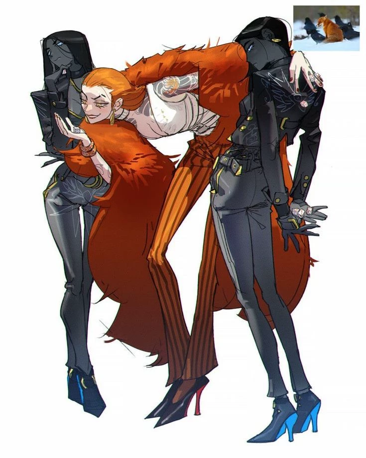 Xandra and her ravens thumbnail