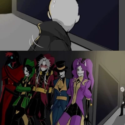 Pierrot, Harleyquin, jester, ticket taker, doctor thumbnail
