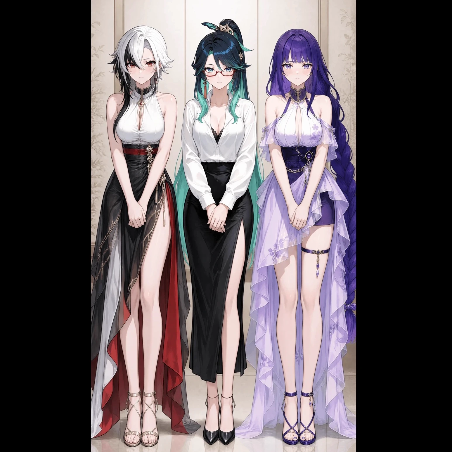 Arlecchino, Xianyun, Raiden and thumbnail