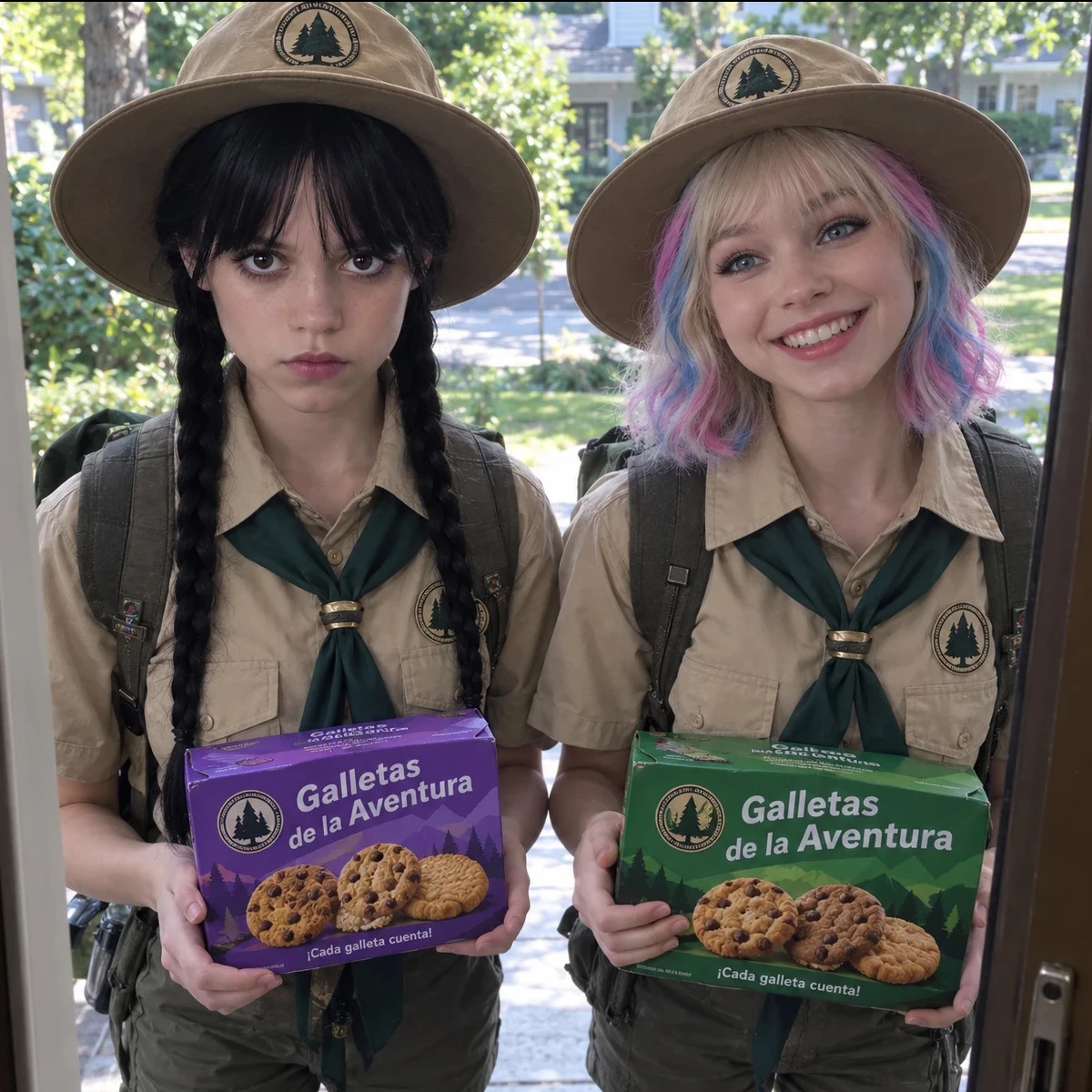 Merlina and Enid, explorers thumbnail