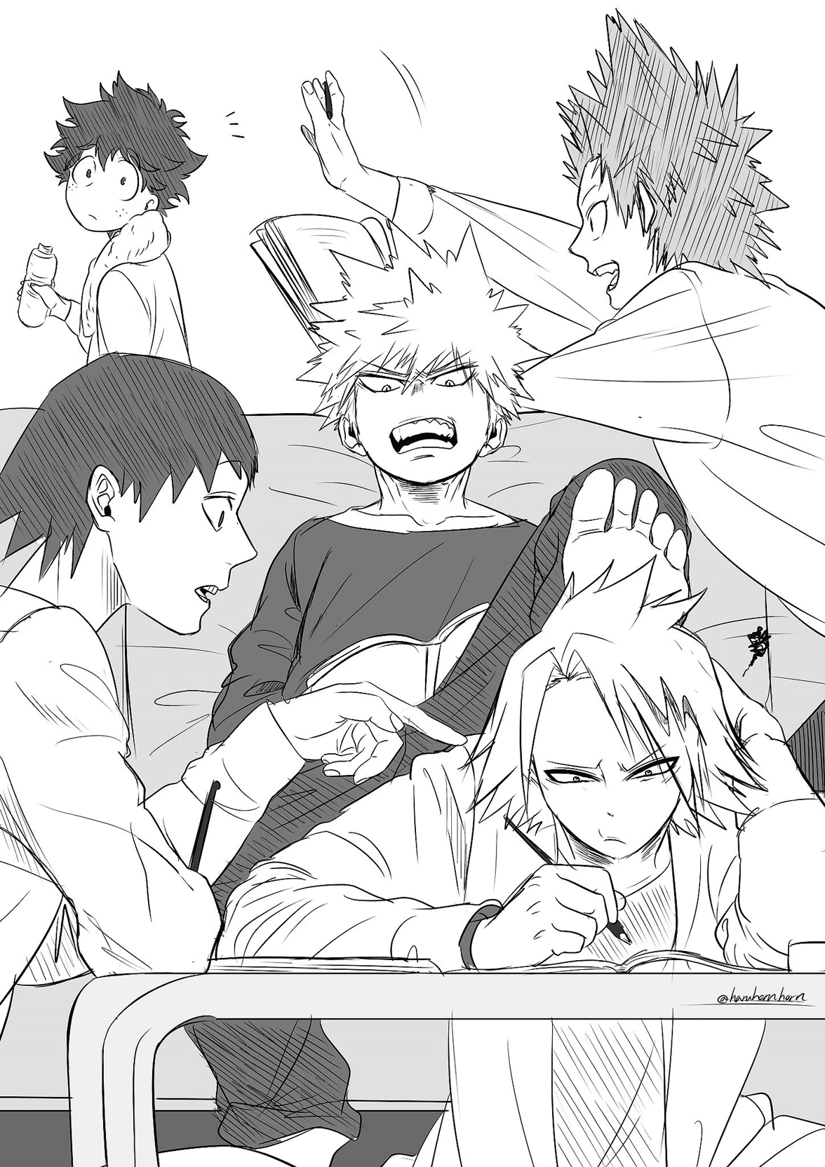 izuku, kirishima, bakugo, denki, sero, and user thumbnail