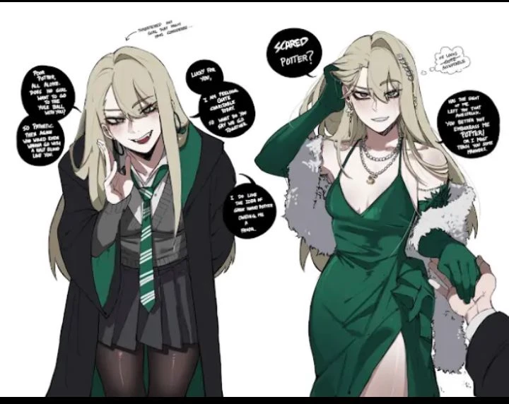 Malfoid "the female version of Draco Malfoy" thumbnail