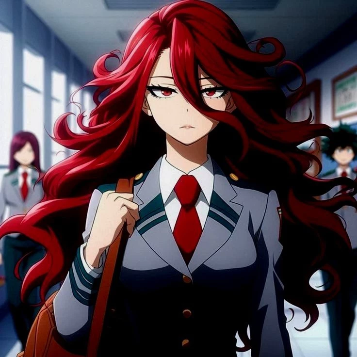 Akane Kurenai ✦ Scarlet Empress ✦ MHA OC ✦ UA High Student ✦ BNHA OC ✦ Cold ✦  thumbnail
