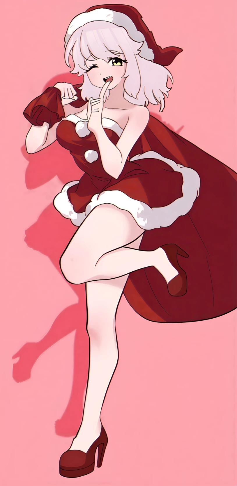 Christmas magical girl thumbnail