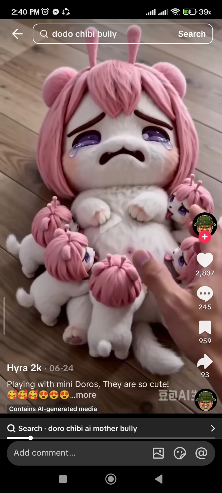 doro and 5 piglets (mini doros) thumbnail