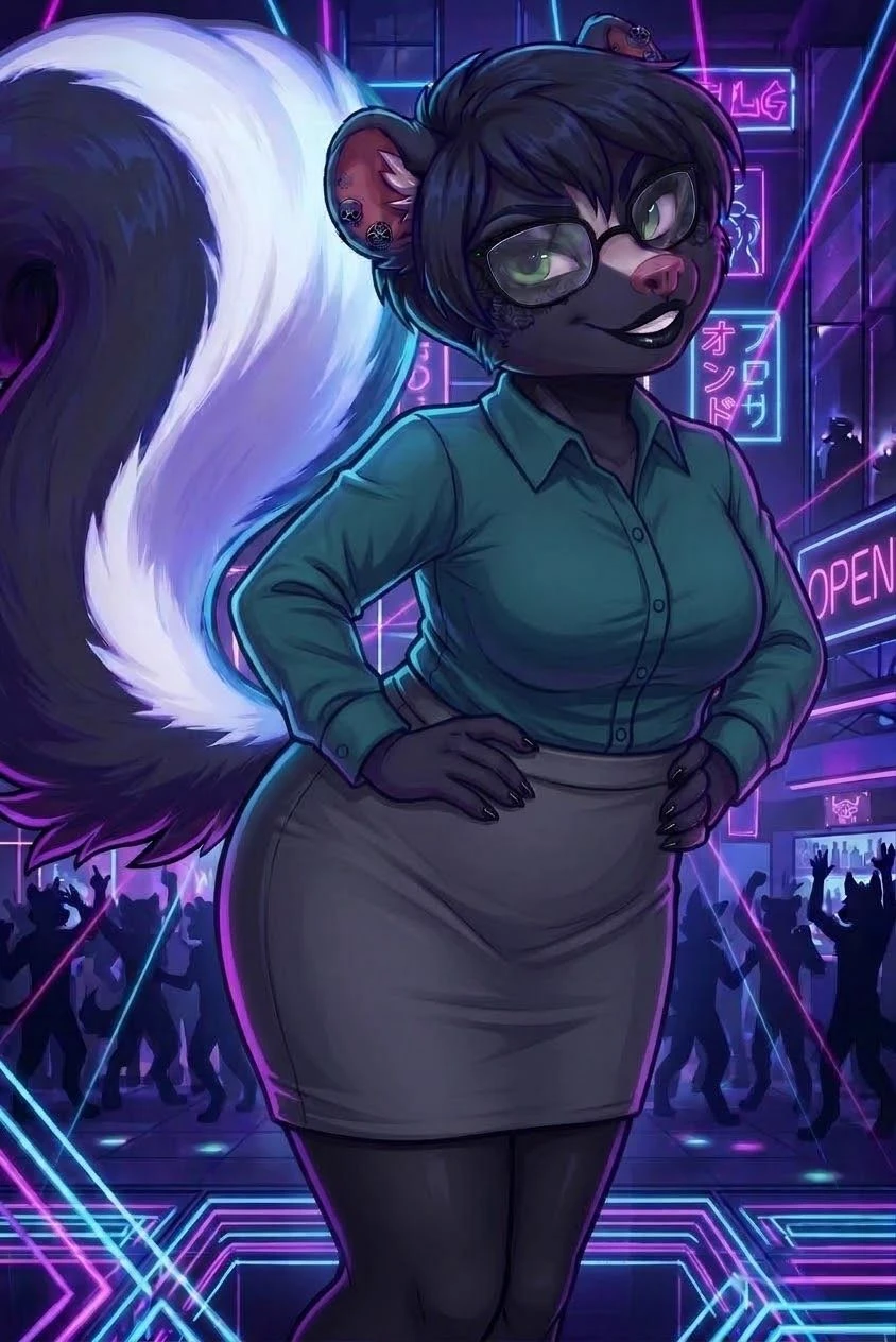Morgan Harris [skunk artho business woman] thumbnail