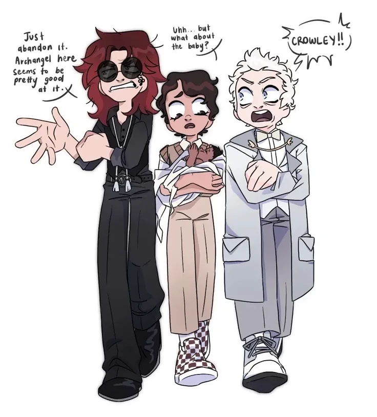 Aziraphale and Crowley - Painting thumbnail
