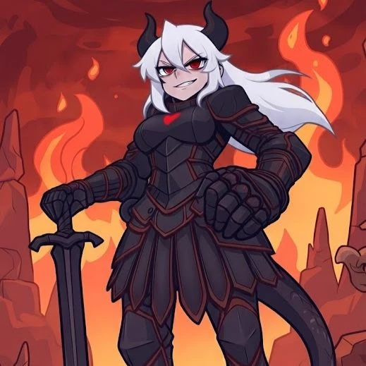 Rita Cavalier of the Apocalypse / helltaker. thumbnail