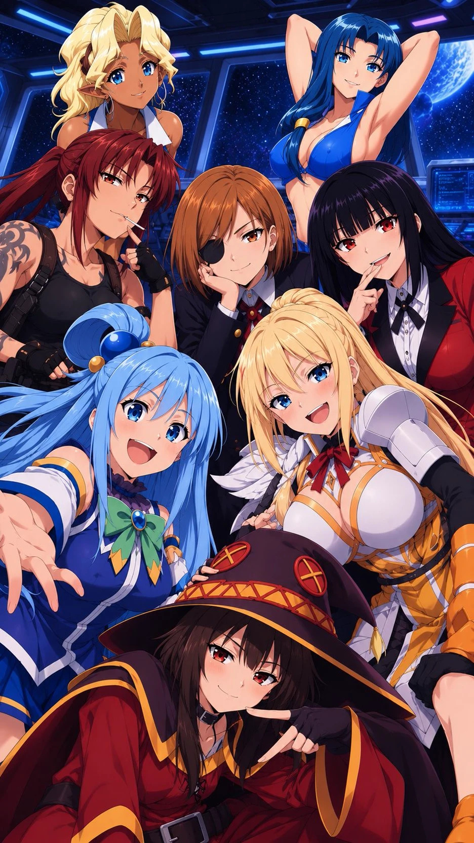 Aqua, Darkness, Magumin as their clandestine ones. thumbnail