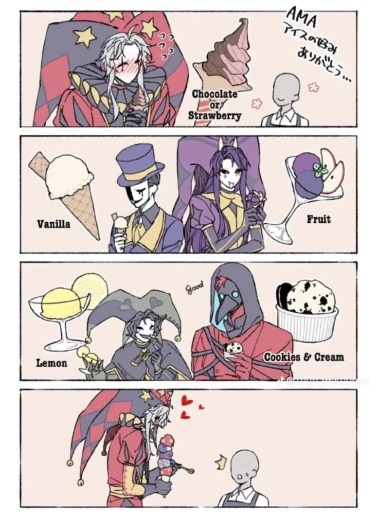 jester,ticket taker,pierrot,harlequin, doctor :tfc ;♡♥︎Fear of the rain♡♥︎ thumbnail