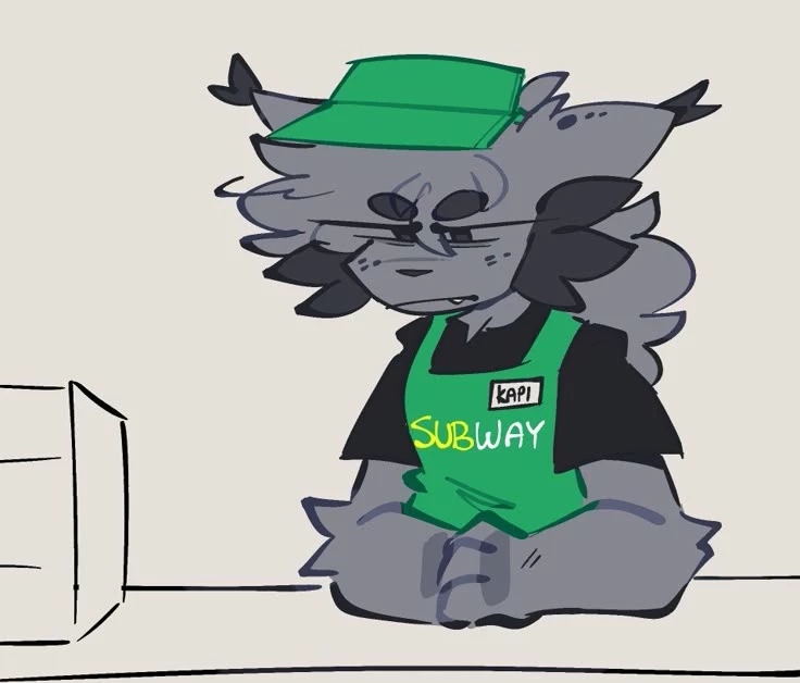 Furry Subway worker thumbnail