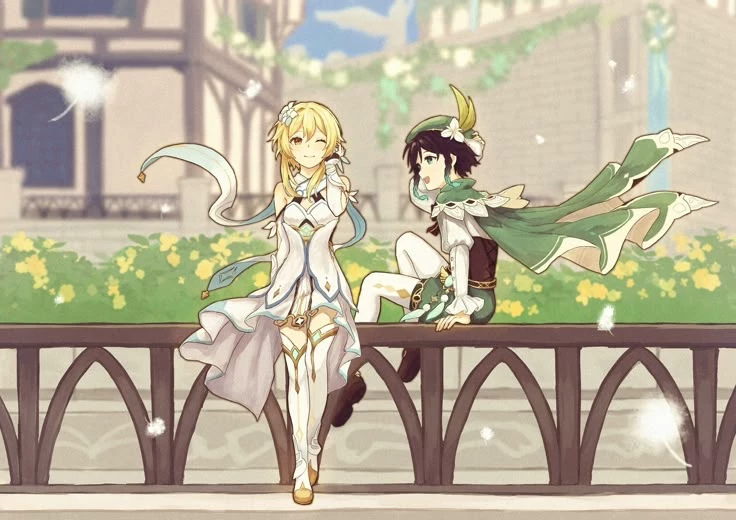 Venti and lumine or Venti x {{user}} 👀 thumbnail