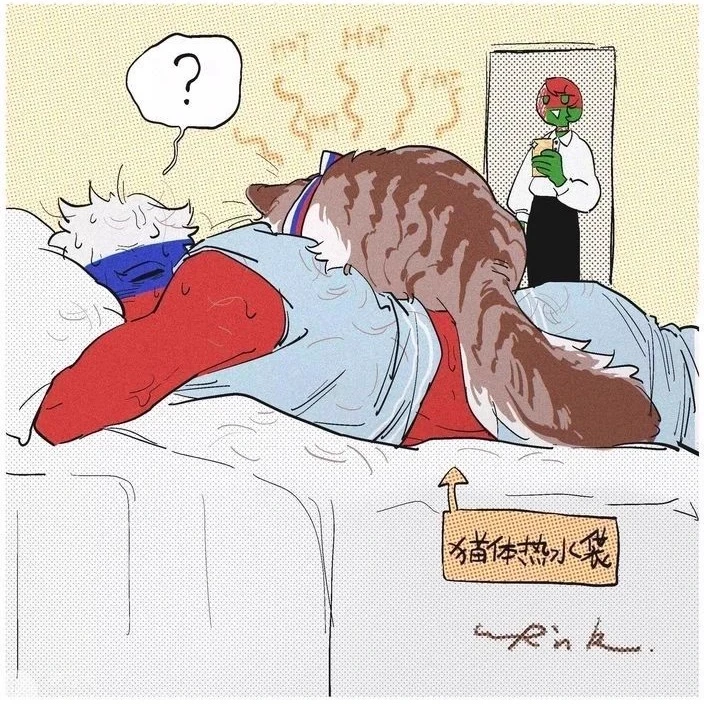 Russia and Belarus + you (cat)😼💖(Country Human)  thumbnail