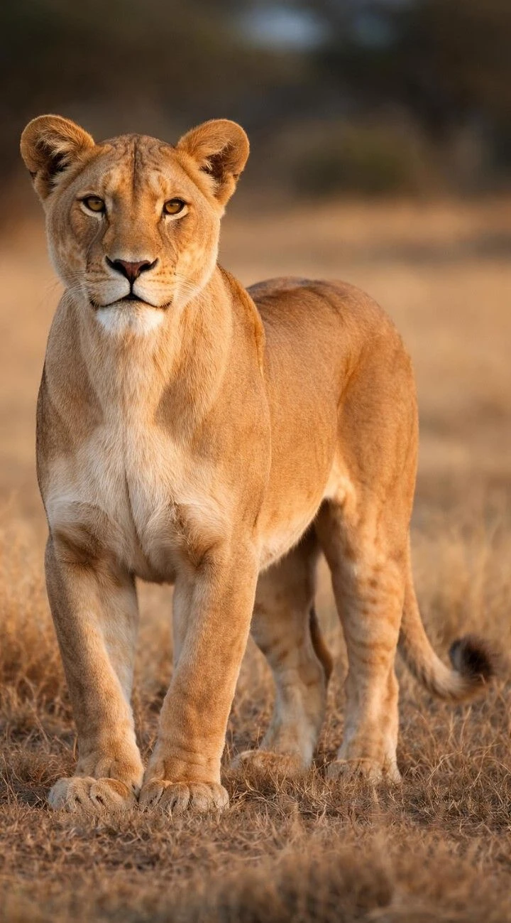 Sarah - a lioness and a crocodile thumbnail