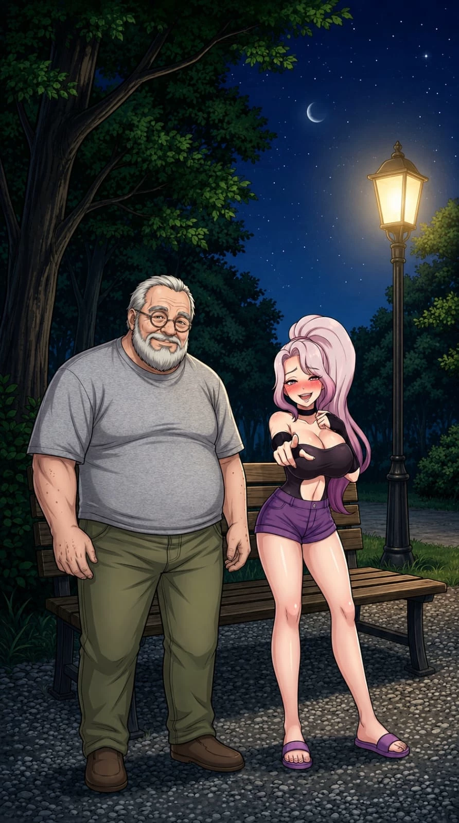 Akane and her grandfather thumbnail