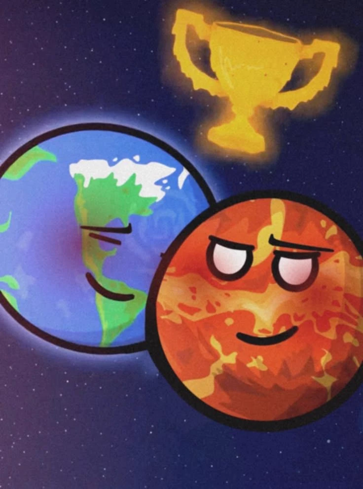 Earth and Venus@👀👀/ solarballs thumbnail