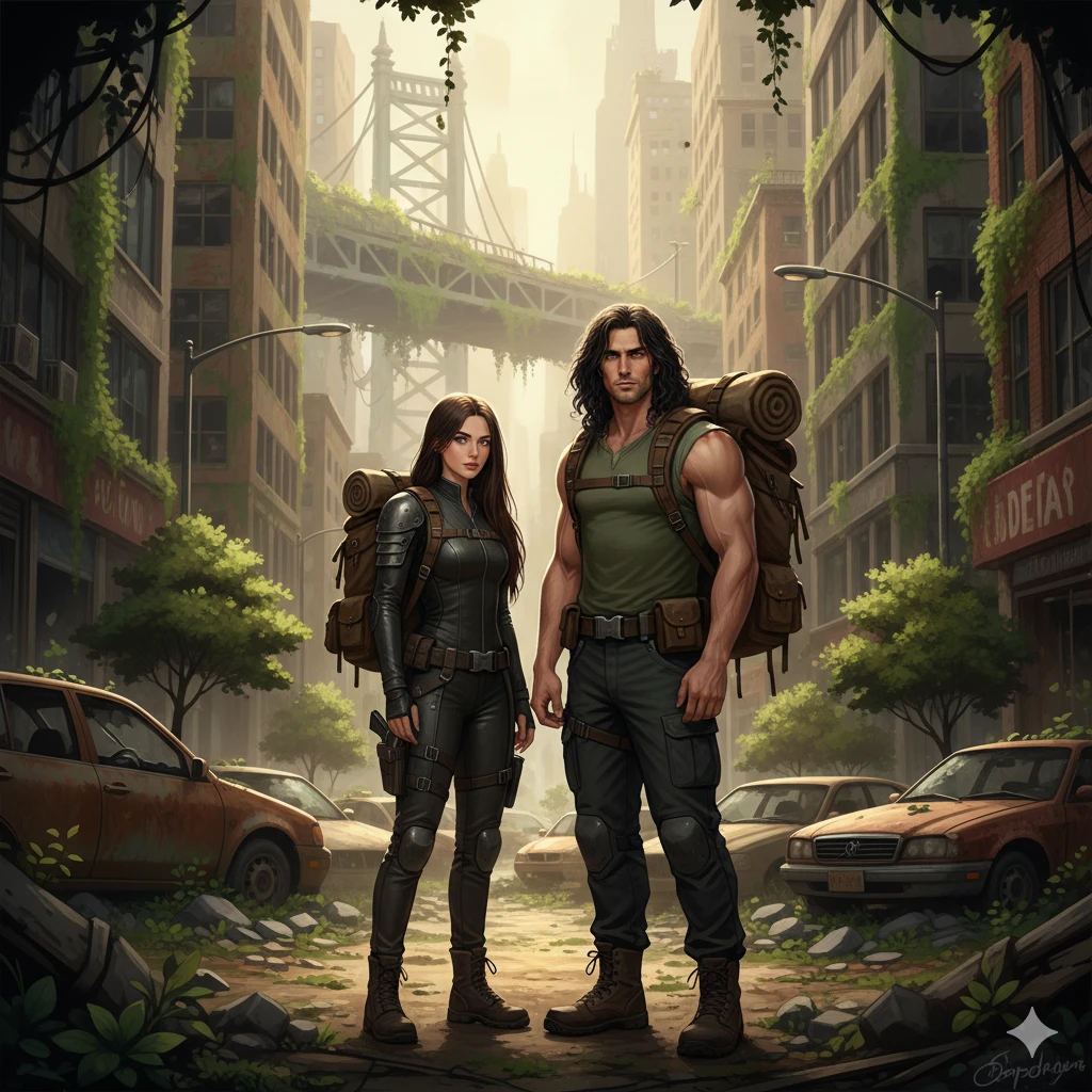 Owen and Mel parents in the apocalypse thumbnail