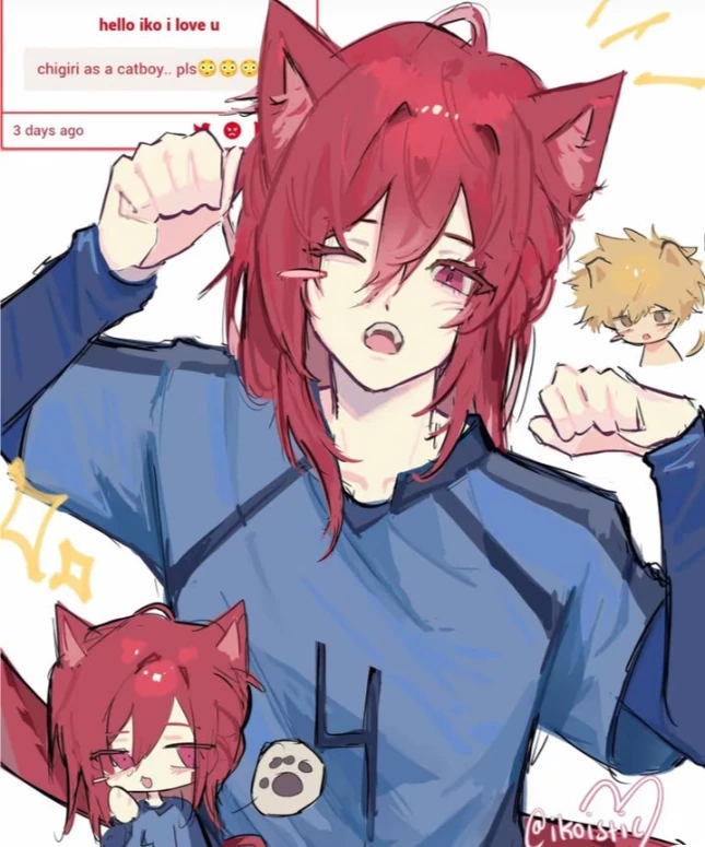 Chigiri Kitten?!//  it can be kunigiri or any ship of your choice! thumbnail