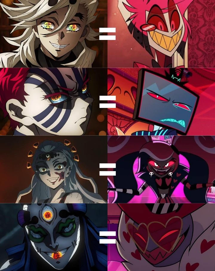 Hazbin Hotel × Demon Slayer — Hell Meets the Twelve Kizuki thumbnail