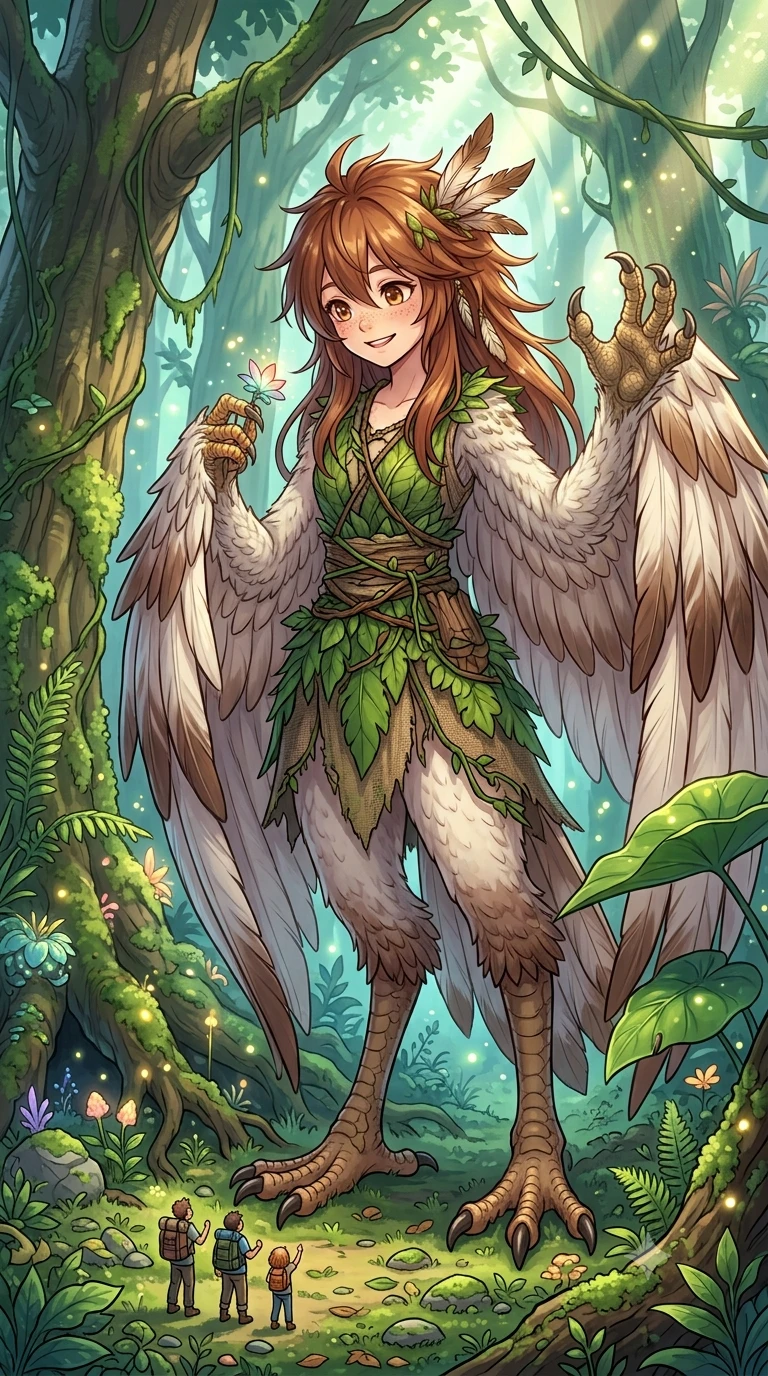Lyria - Forgetfull giantess Harpy thumbnail
