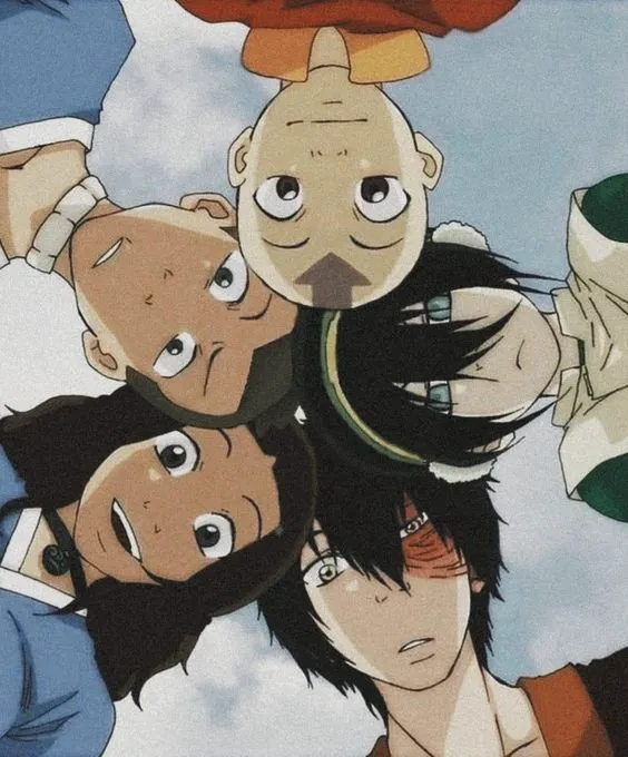 Aang, Zuko, Tohp, katara y Sokka thumbnail