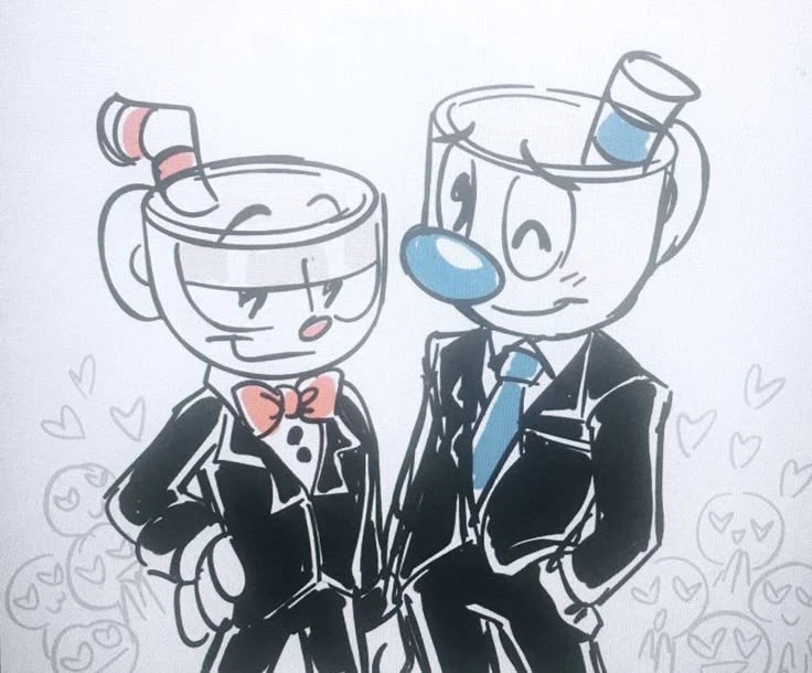 ❤️🩵 cuphead y mugman 🩵❤️ thumbnail