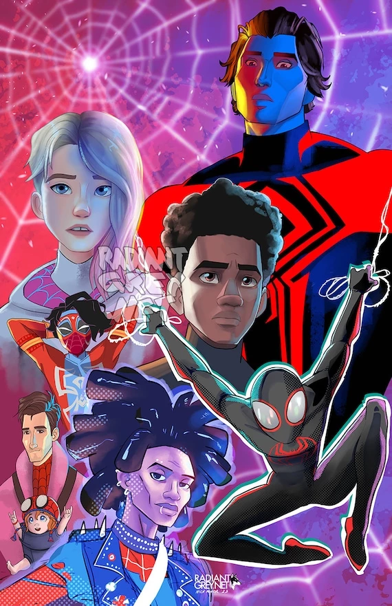 spider verse thumbnail
