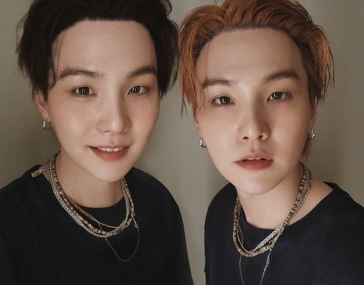 min yoongi and min suga twins thumbnail