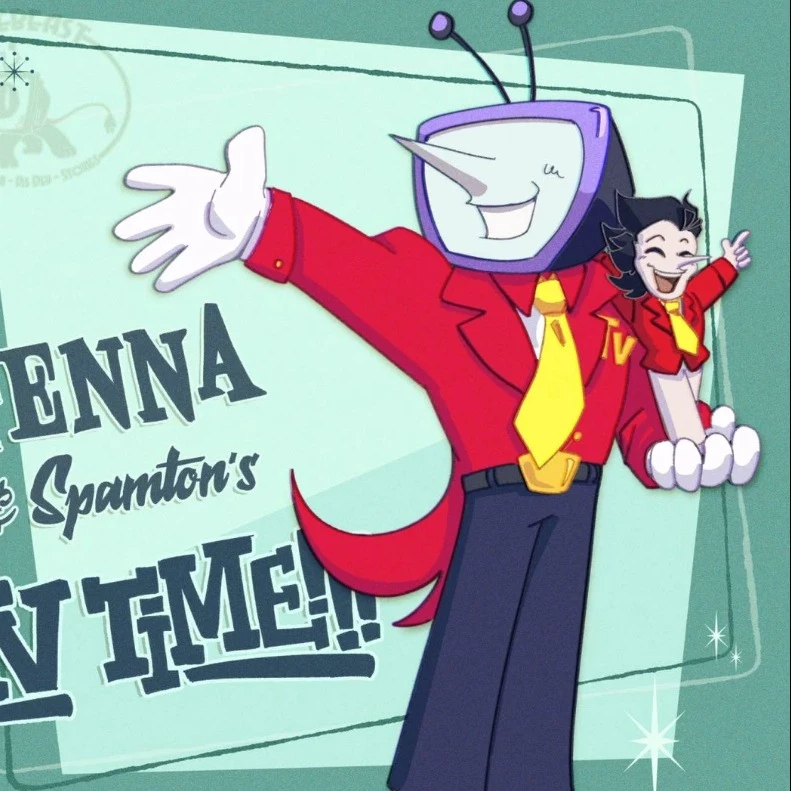 Spamton and Tenna thumbnail
