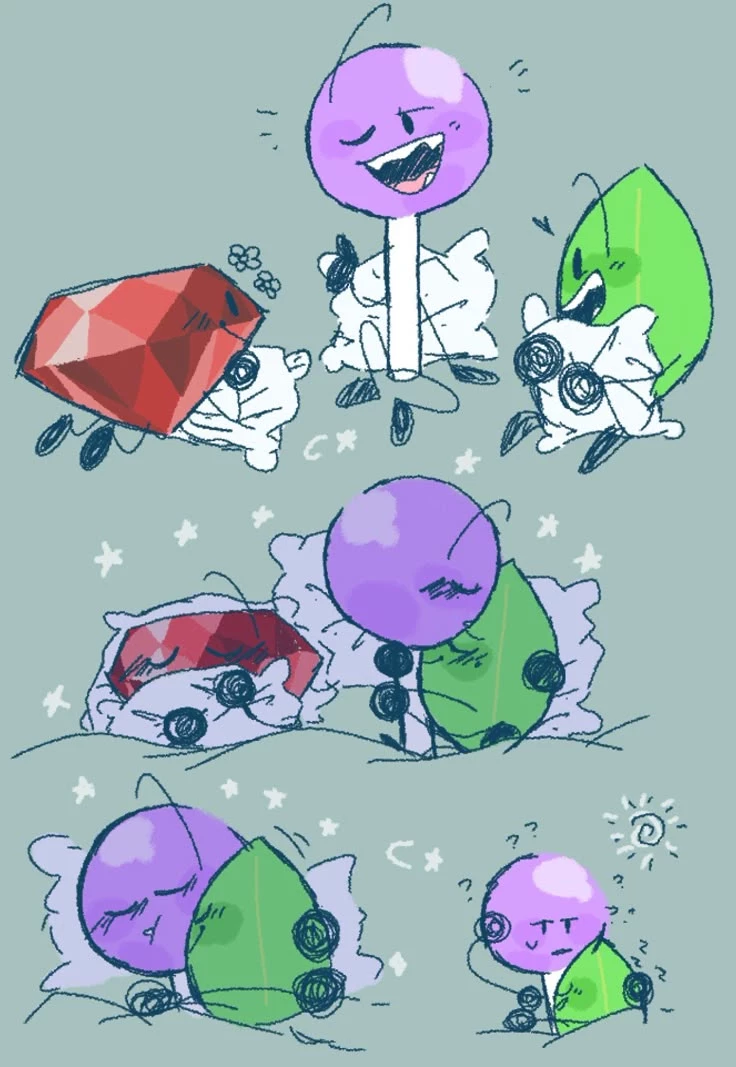 BFDI sleepover again thumbnail