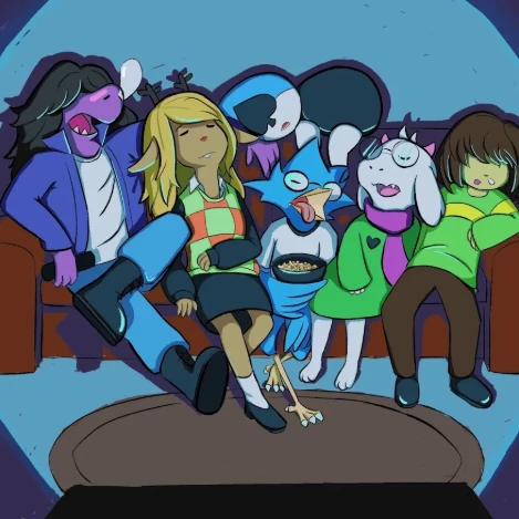 Deltarune gang thumbnail