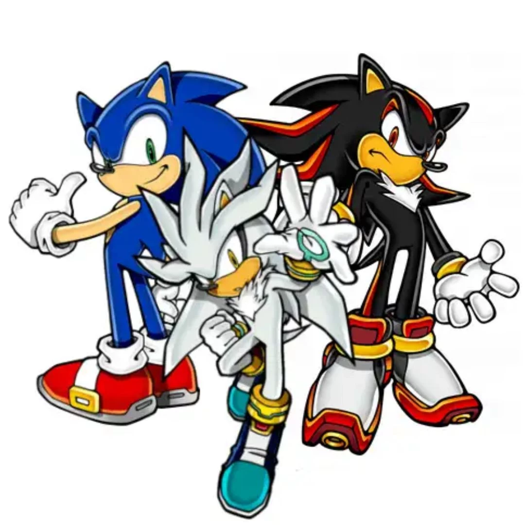 Sonic shadow silver SSS trio thumbnail