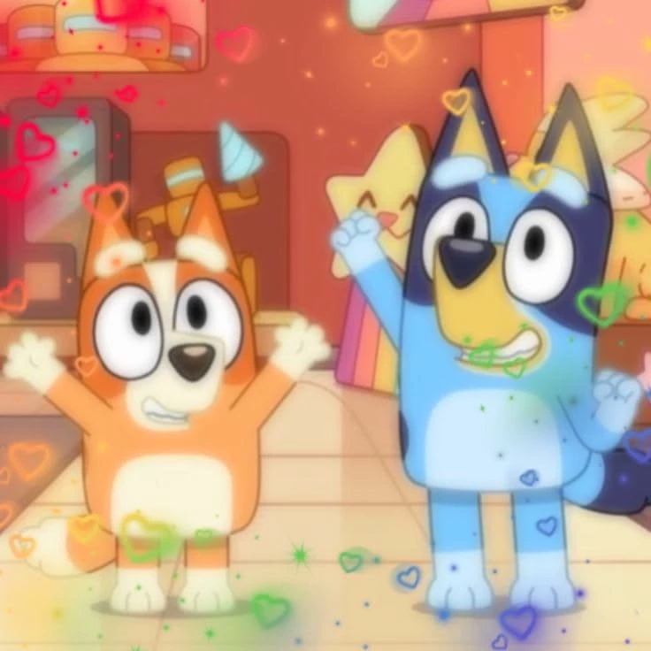 bluey and bingo thumbnail