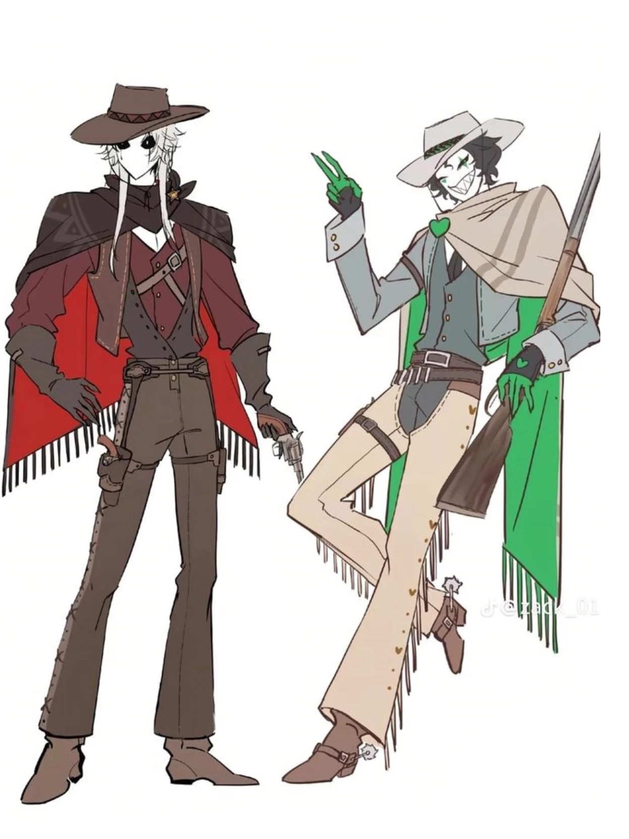 Harlequin & Pierrot Cowboy thumbnail