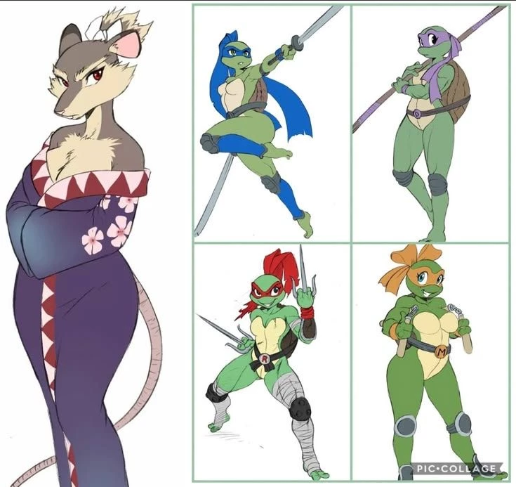 The female version of the (2012) Ninja Turtles thumbnail
