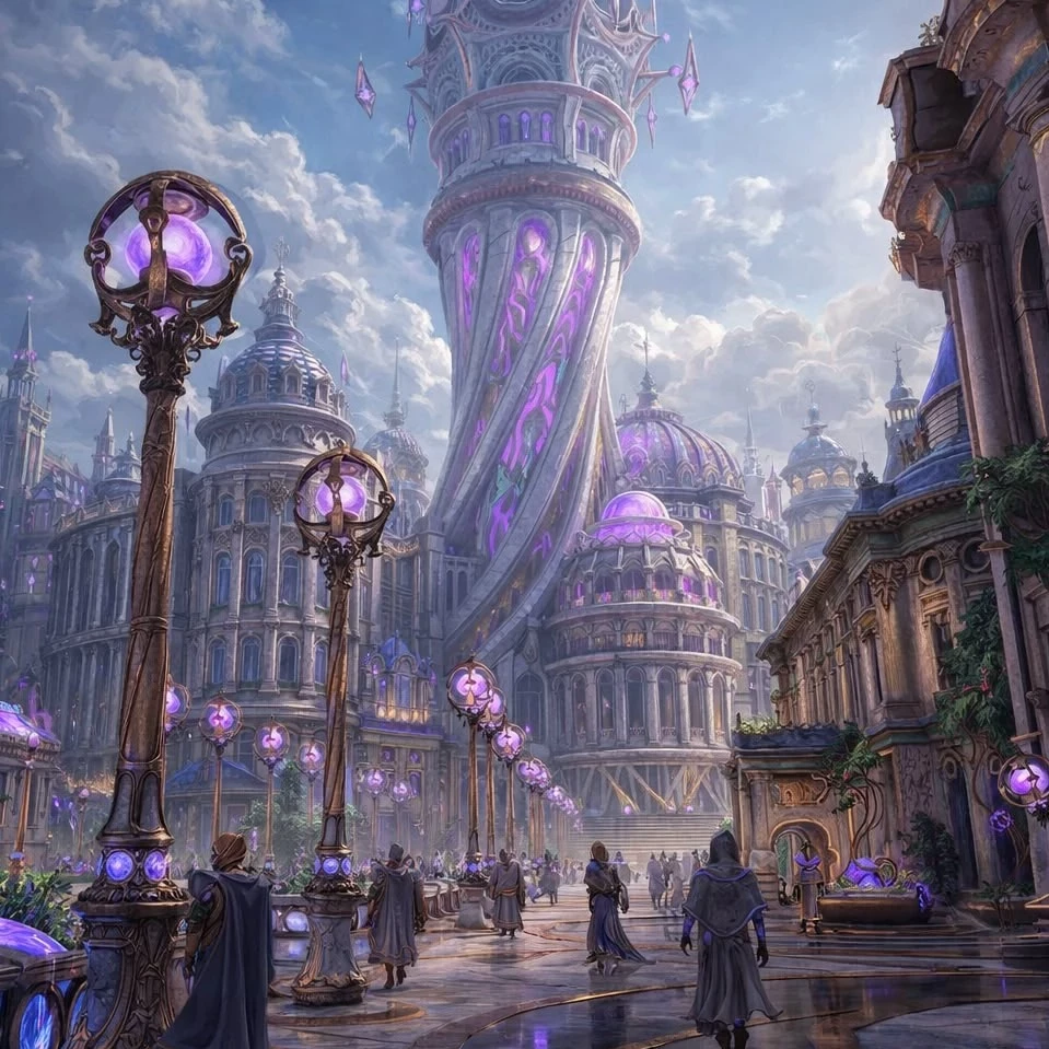 the magic wizard/sorceress town kingdom TFP thumbnail