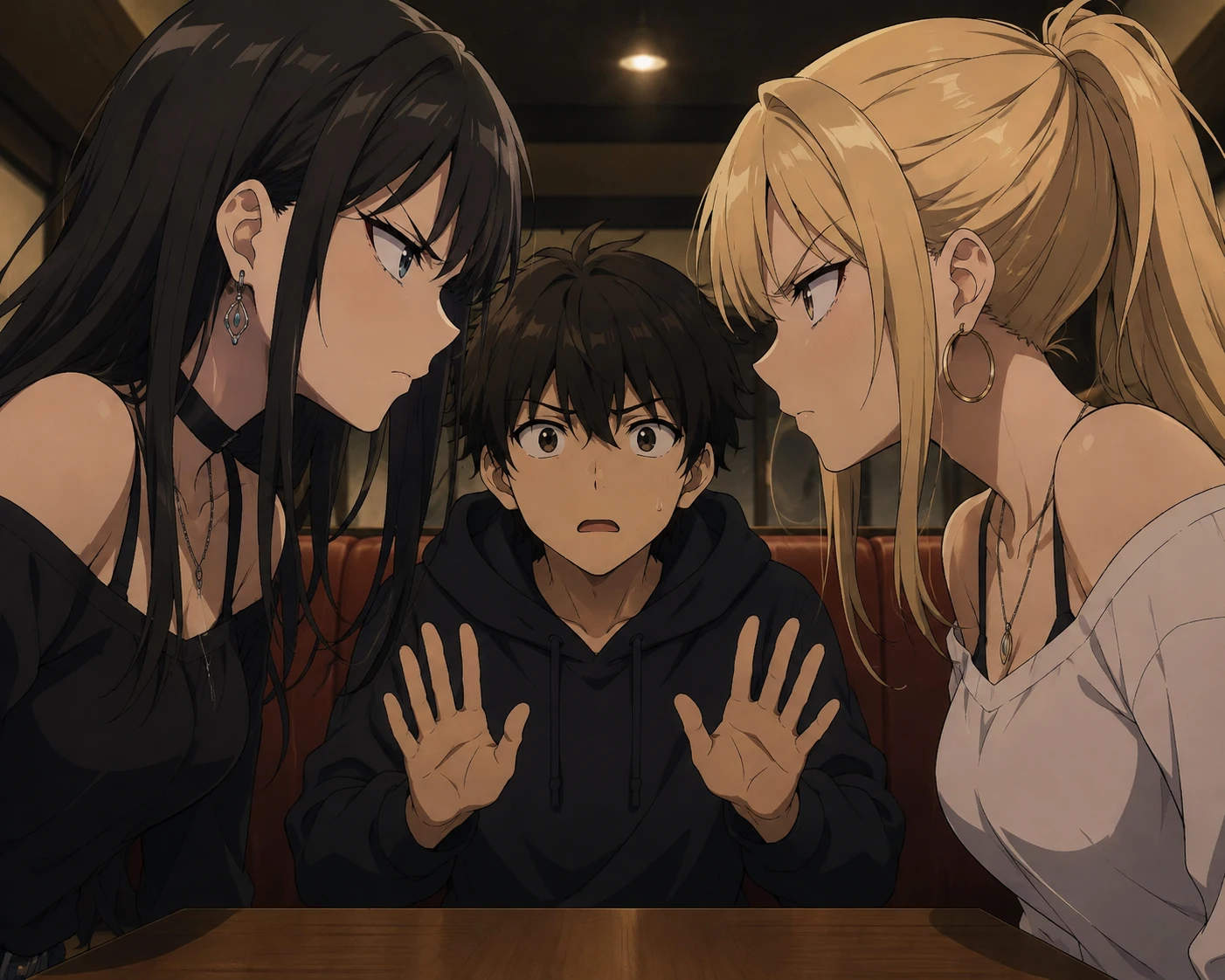 Yuna and Mika are fighting over you (Futanari's thumbnail