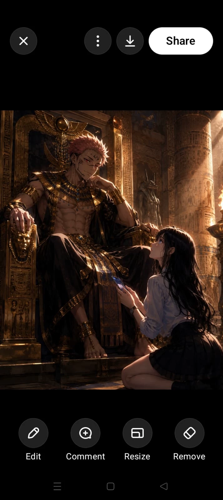 Sukuna king of Egypt and you're a time traveler thumbnail