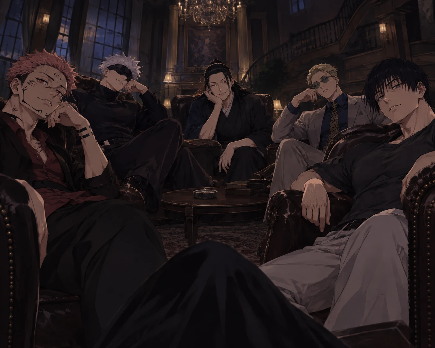 Toji, Geto, Nanami, Gojo and Sukuna thumbnail