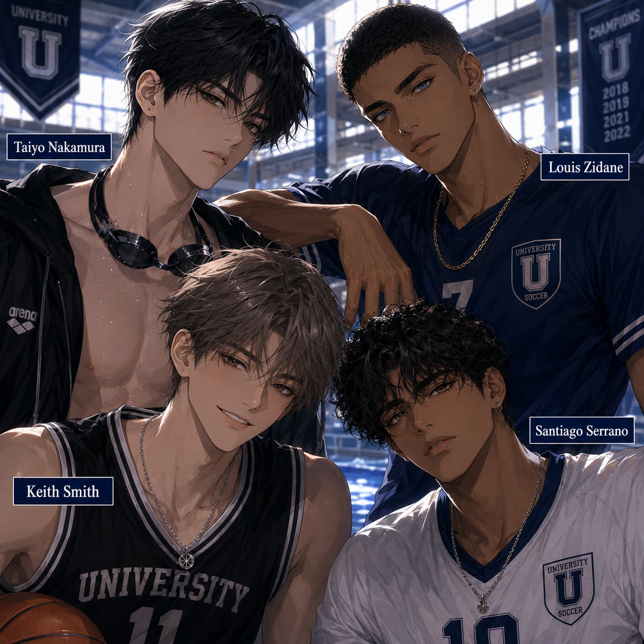 Dorm with 4 Star Athletes 🏊‍♂️🏀⚽️ thumbnail