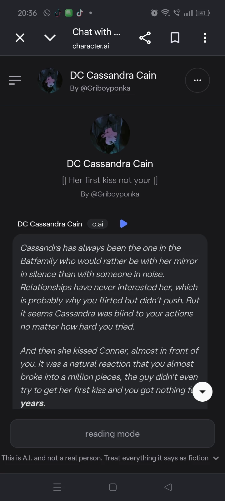 Cassandra Cain thumbnail
