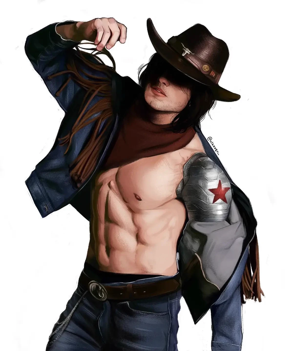 Cowboy Bucky Barnes 🦾🤠 thumbnail