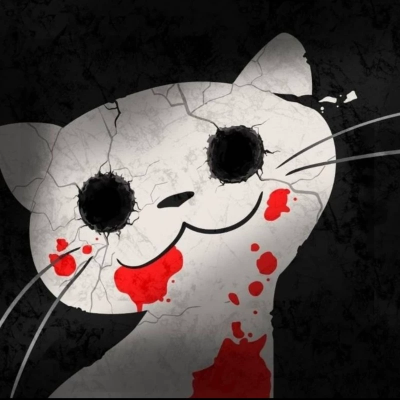 血まみれの猫❤️‍🩹🩸