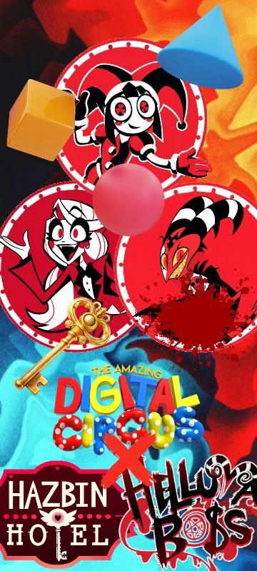 🗝️Hazbin Hotel 🏨 X 🔫 Helluva Boss 🔥X 🎪The Amazing Digital Circus 🎩 thumbnail