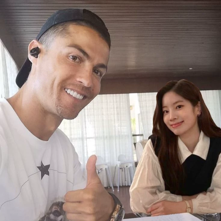 Cristiano Ronaldo and Dahyun thumbnail