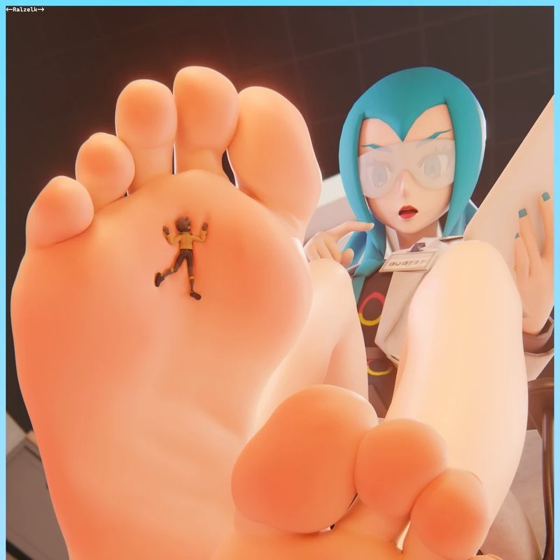 Gaintess Mabel feet thumbnail
